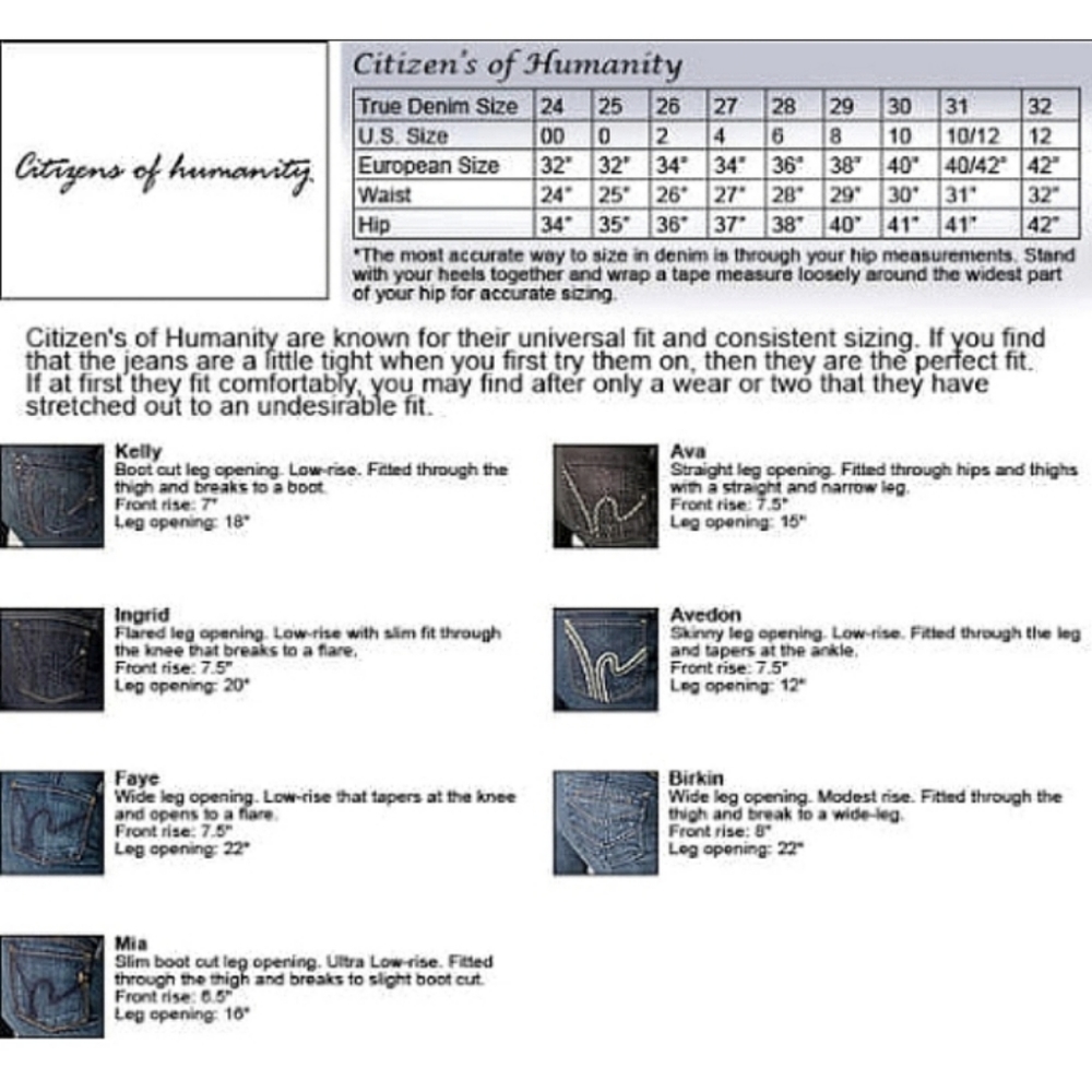 🆕️🔥SOLD🔥 Citizens of Humanity Olivia high rise - Picture 8 of 9